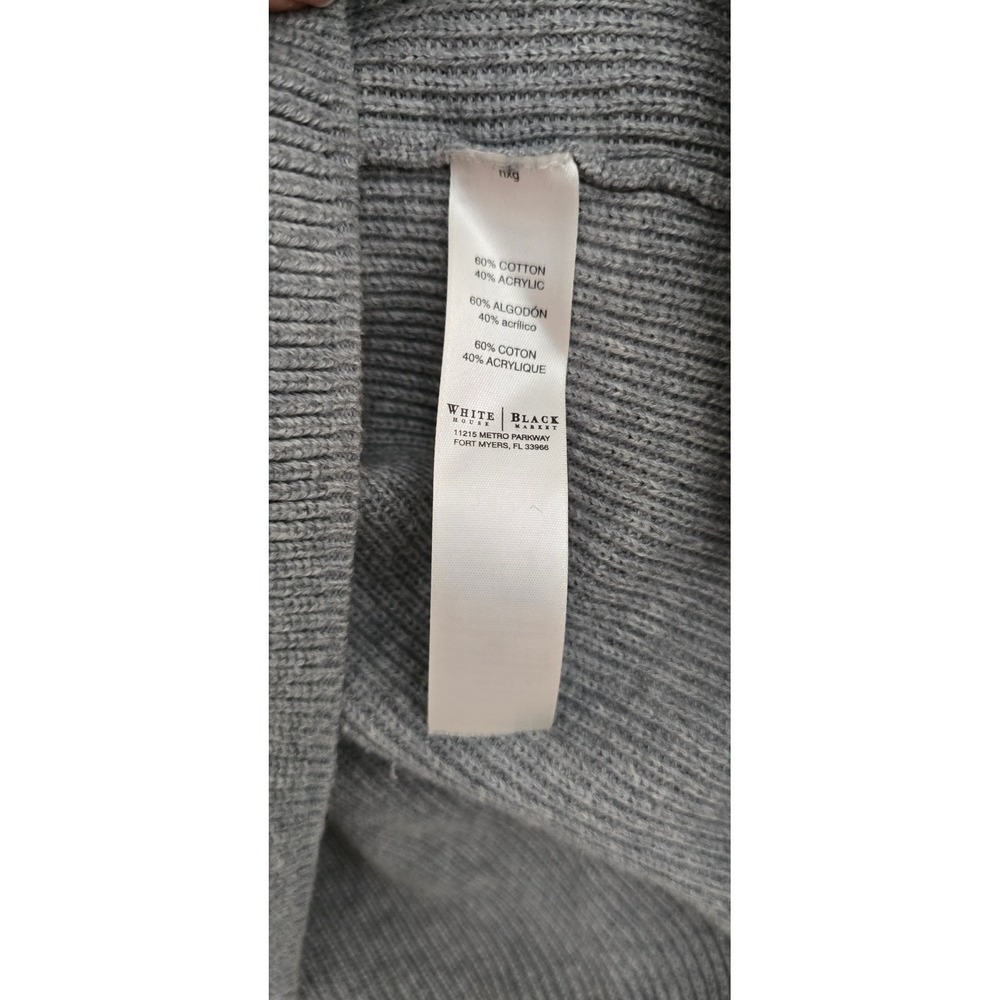 White House Black‎ Grey Bow Knit Sweater - Picture 8 of 8